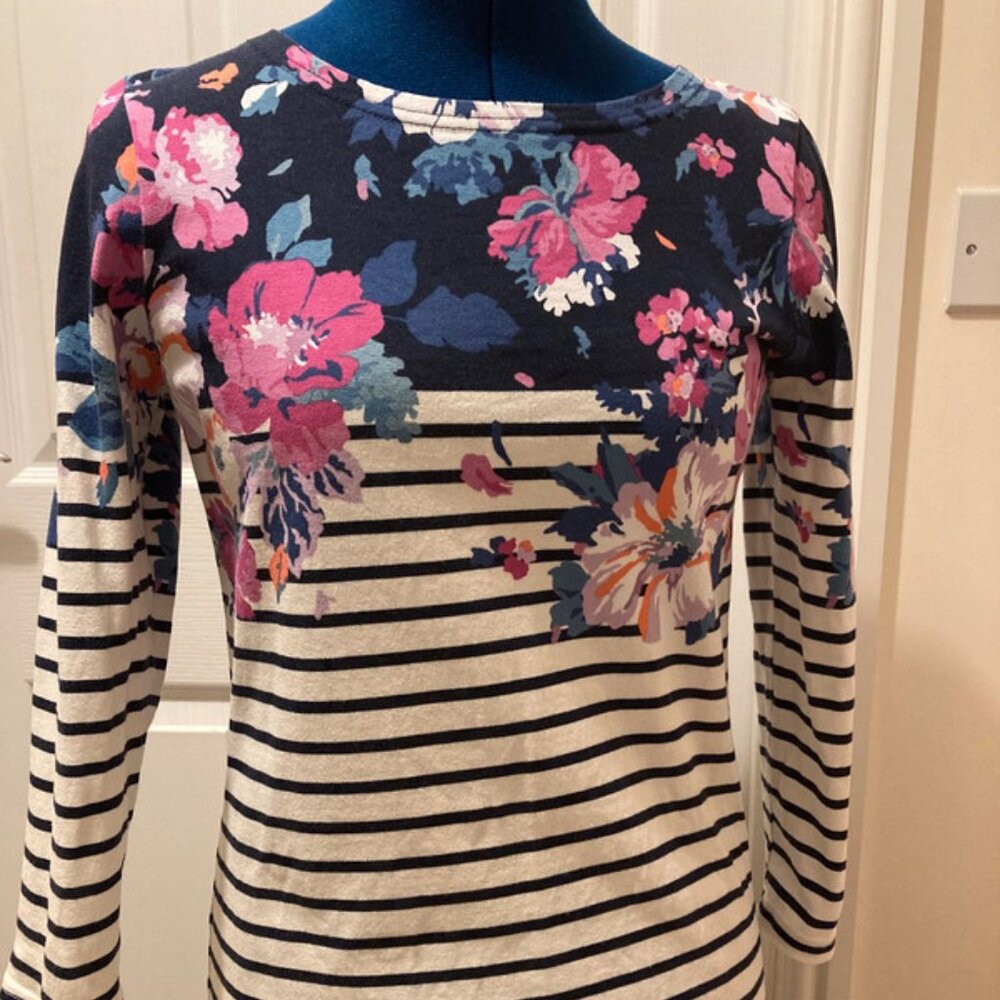 Joules long sleeve stripe top